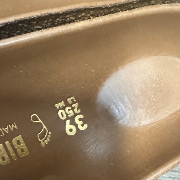 Birkenstock Madrid Sandals with Gold Buckle - Picture 3 of 3